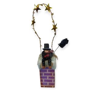 P Schifferl Enchanted Winter's Eve Chimney Sweep Ornament Candy Container